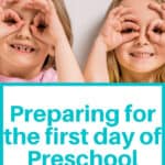 First Day of Preschool