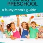Preparing for the First Day of Preschool