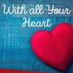 red heart - how to trust God with all your heart