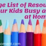 Resources to Keep Your Kids Busy and Learning at Home
