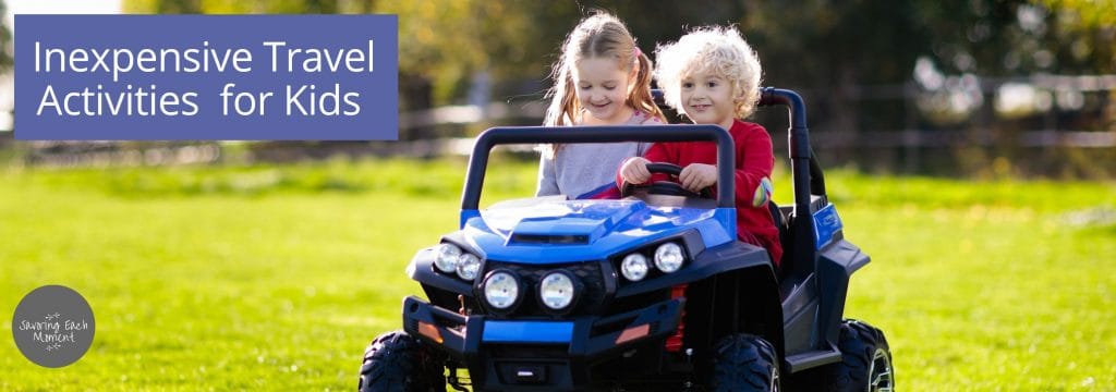 travel activities for kids going on a road trip