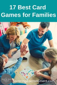 family playing card games for families together